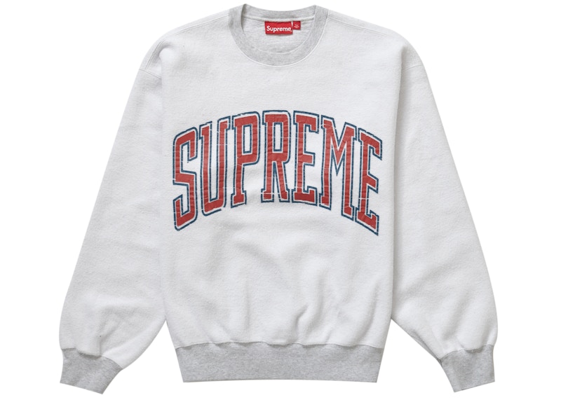 Buy 슈프림 뒤집힌 크루넥 회색 (Supreme 뒤집힌 크루넥 회색) 
