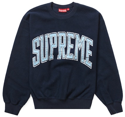 Supreme Inside Out Crewneck Biru Navy Buy Supreme Inside Out Crewneck Biru Navy