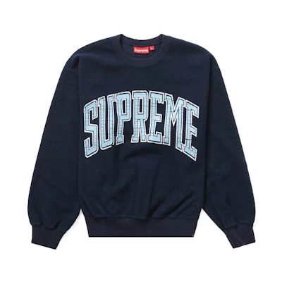 Supreme Inside Out Crewneck Navy