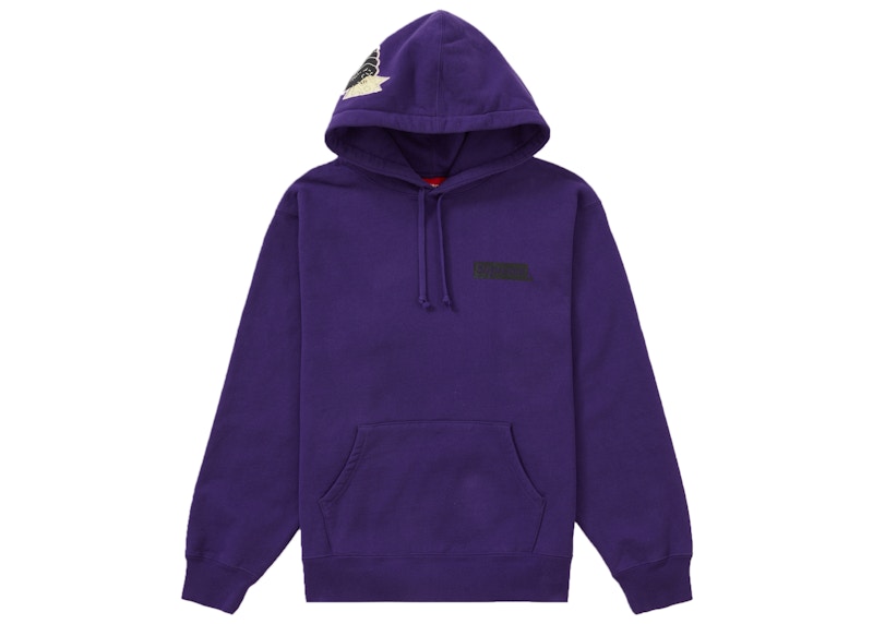 Supreme Instant High Patches Hooded Sweatshirt 'Purple'