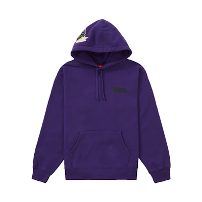 Supreme Instant High Patches Hooded Sweatshirt 'Purple'
