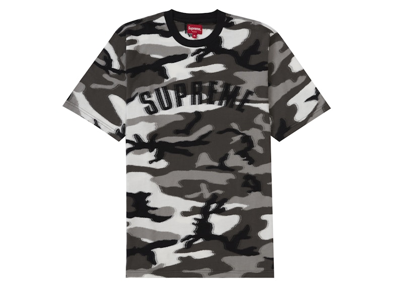 Buy Supreme Intarsia Camo S/S Top Snow Camo (FW21)