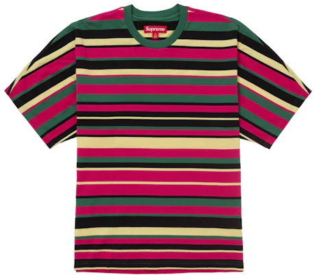 슈프림 인타르시아 반팔 톱 (SS25) 스트라이프 Order 슈프림 인타르시아 반팔 톱 (SS25) 스트라이프