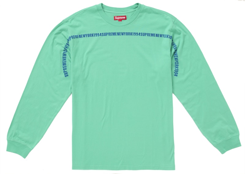 Supreme Intarsia Stripe L/S Top Bright Green