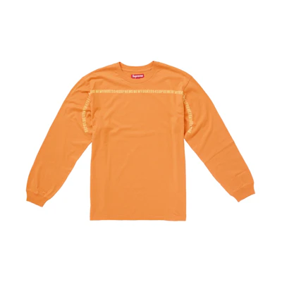 Supreme Intarsia Stripe L/S Top Bright Orange