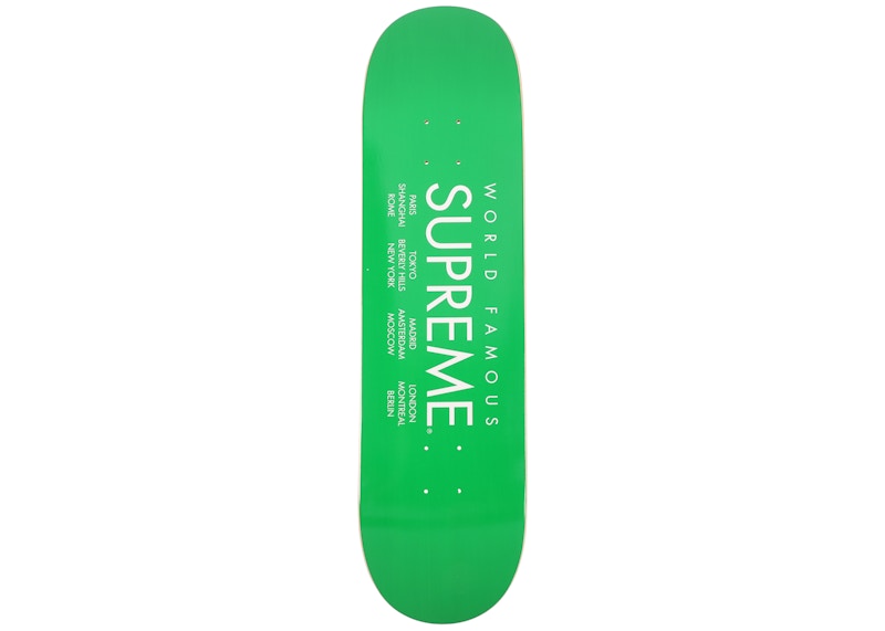 Supreme International Skateboard Deck Green