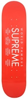 Supreme International Skateboard Deck Red