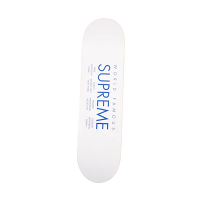 Supreme International Deck White