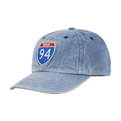 Supreme Interstate 6-Panel Light Denim