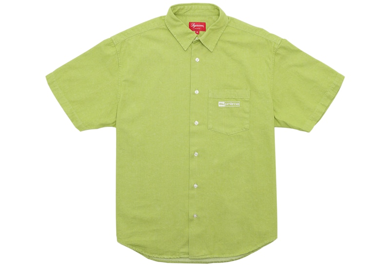 Supreme Invert Denim S/S Shirt Lime