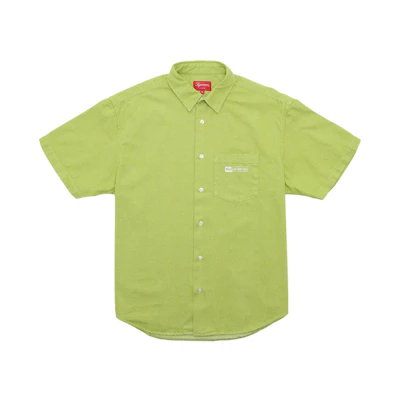 Supreme Invert Denim S/S Shirt Lime