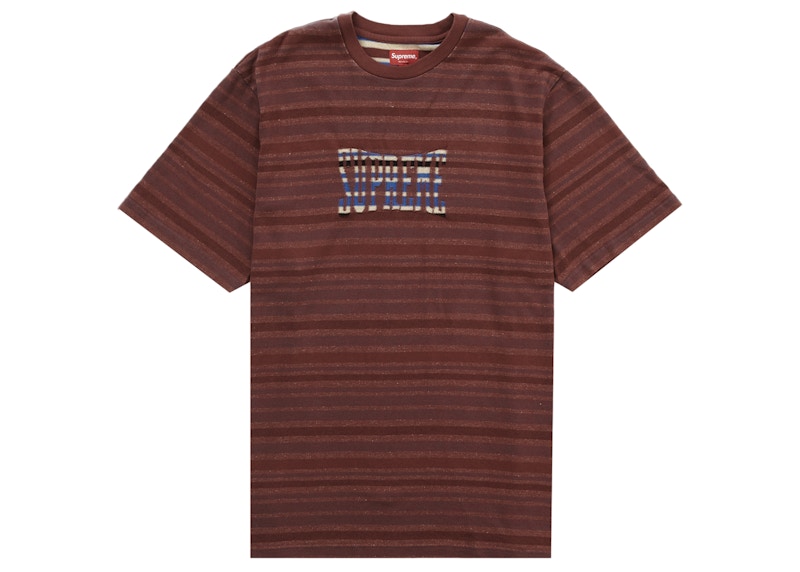 Supreme Inverted Stripe S/S Top Brown