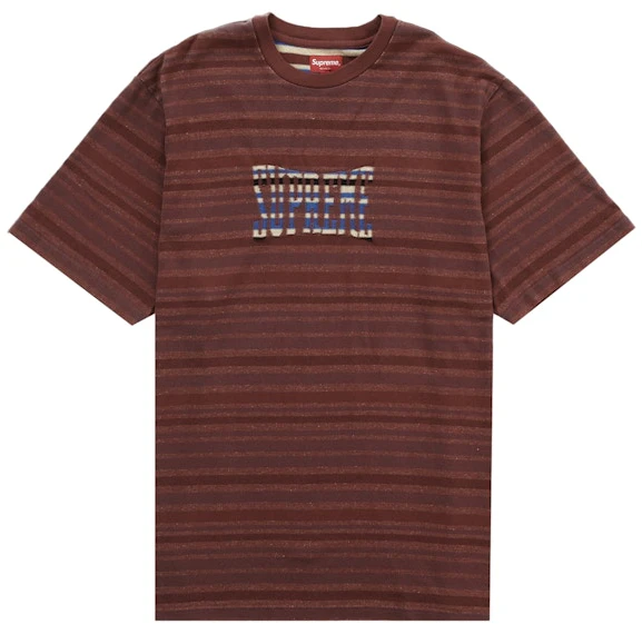 supreme-inverted-stripe-s-s-top-brown