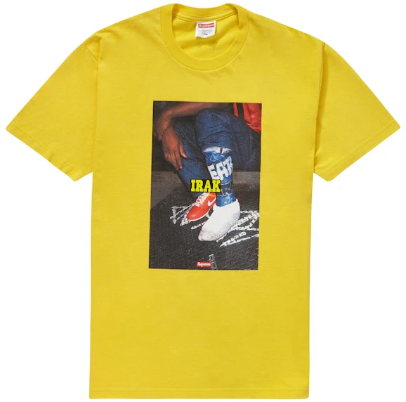 supreme-irak-cast-tee-yellow