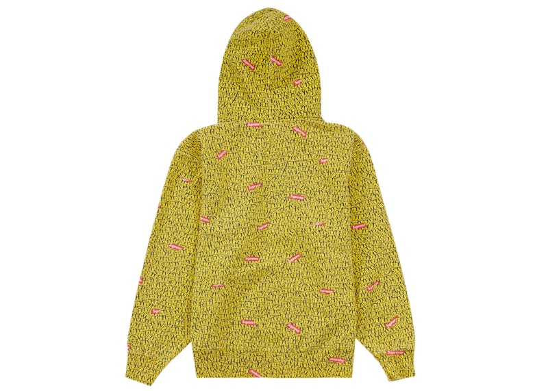 Supreme IRAK Zip Up Hooded Sweatshirt Yellow 圖 2