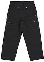 Supreme 黑色提花徽標雙膝牛仔褲 工裝款 Order Supreme 黑色提花徽標雙膝牛仔褲 工裝款