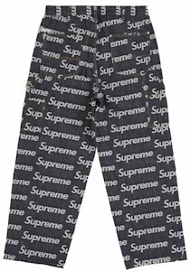 シュプリーム ジャカードロゴ ダブルニーデニム ペインタージーンズ リジッドインディゴ Order シュプリーム ジャカードロゴ ダブルニーデニム ペインタージーンズ リジッドインディゴ