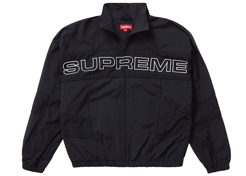Buy Supreme Jaket Hitam Panel Trek Jacquard