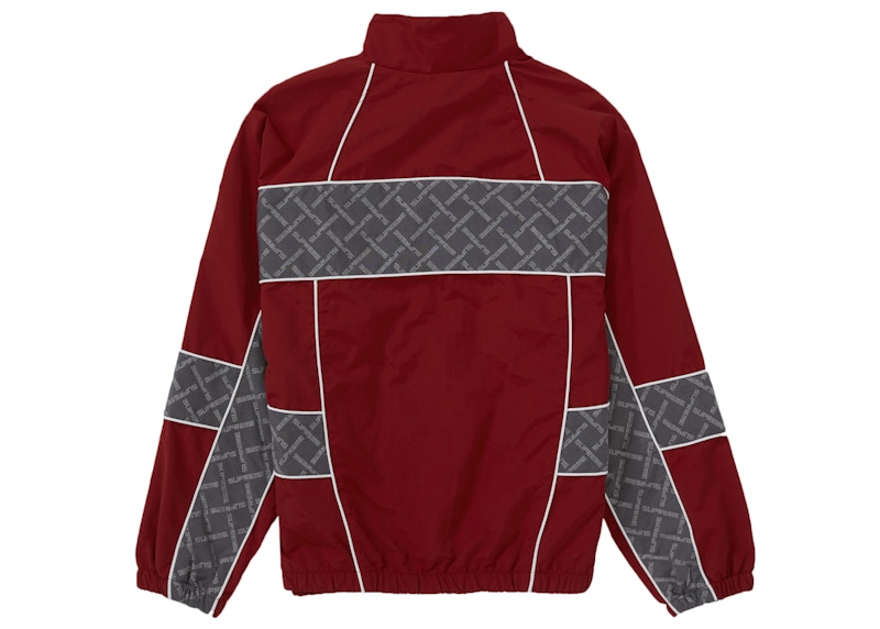 Supreme Jacquard Panel Track Jacket Red 圖 2
