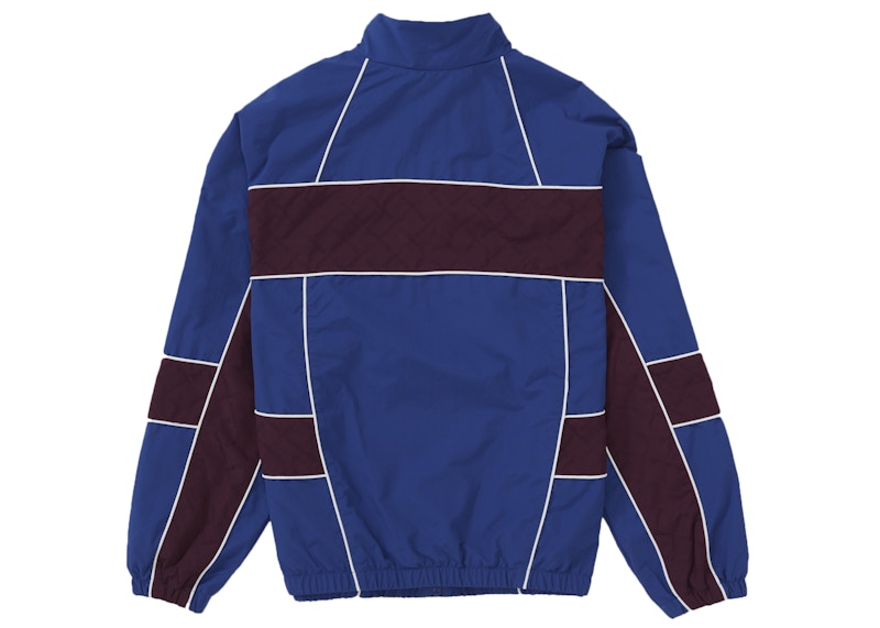 Order Supreme Jaket Track Jacquard Panel Royal