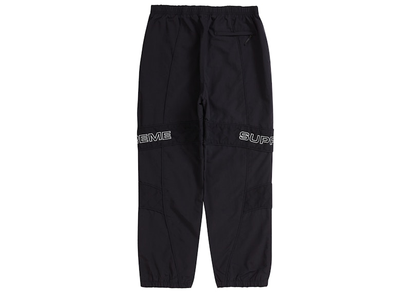 Order 슈프림 자카드 패널 트랙 팬츠 블랙 
