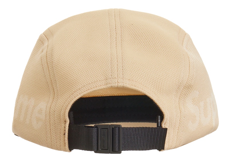 Supreme Jacquard Pique Camp Cap Tan 圖 3