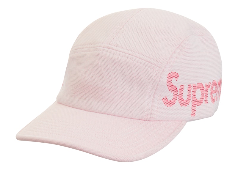Supreme Jacquard Pique Camp Cap White