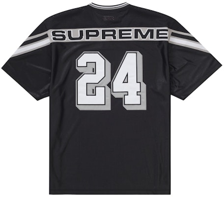 슈프림 자카드 립 풋볼 저지 블랙 Buy 슈프림 자카드 립 풋볼 저지 블랙