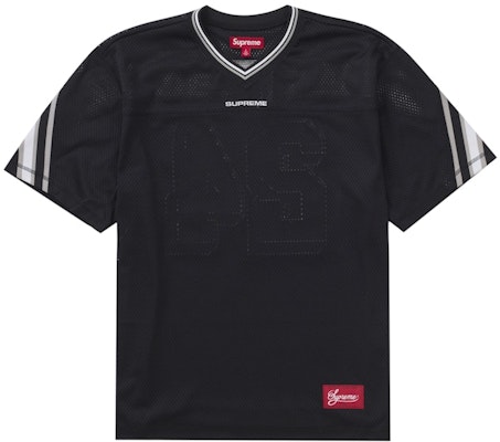 슈프림 자카드 립 풋볼 저지 블랙 Order 슈프림 자카드 립 풋볼 저지 블랙