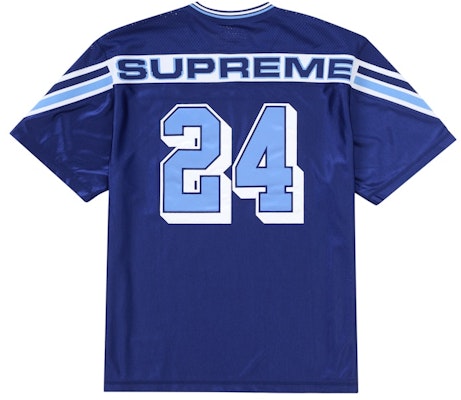 Supreme Jacquard Rib Jersey Sepak Bola Biru Buy Supreme Jacquard Rib Jersey Sepak Bola Biru