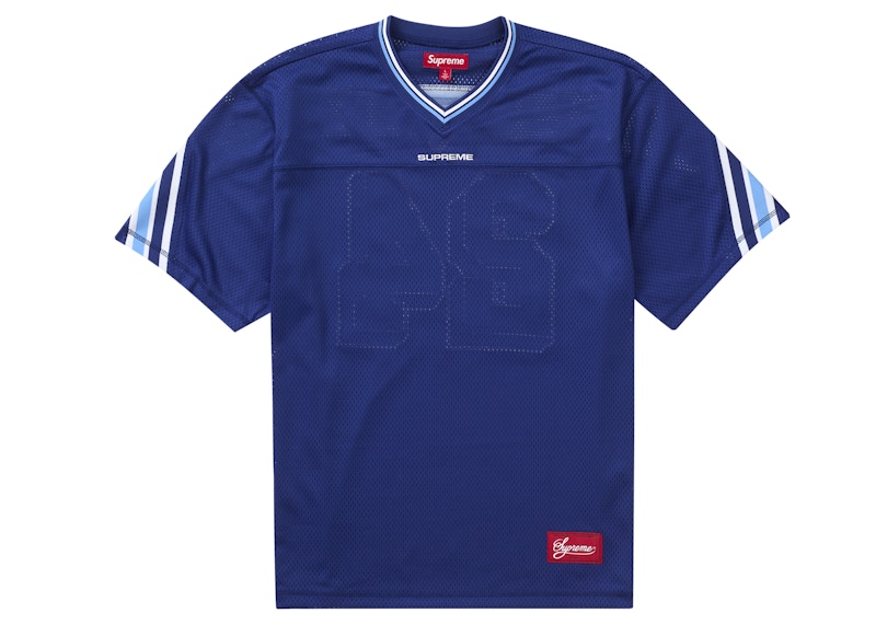 Order Supreme Jacquard Rib Jersey Sepak Bola Biru