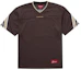 Order Supreme Camiseta de Fútbol Marrón con Ribete Jacquard