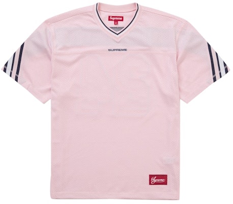 シュプリーム ジャカードリブ フットボールジャージ ピンク Order シュプリーム ジャカードリブ フットボールジャージ ピンク