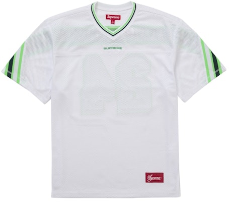 Supreme Jacquard Rib Jersey Sepak Bola Putih Order Supreme Jacquard Rib Jersey Sepak Bola Putih