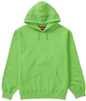 Supreme Jacquard Stripe Hooded Sweatshirt Bright Green Supreme Jacquard Stripe Hooded Sweatshirt Bright Green