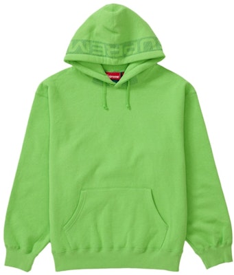 Supreme Jacquard Stripe Hooded Sweatshirt Bright Green Buy Supreme Jacquard Stripe Hooded Sweatshirt Bright Green