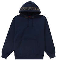 Supreme Jacquard Stripe Hooded Sweatshirt Navy Supreme Jacquard Stripe Hooded Sweatshirt Navy