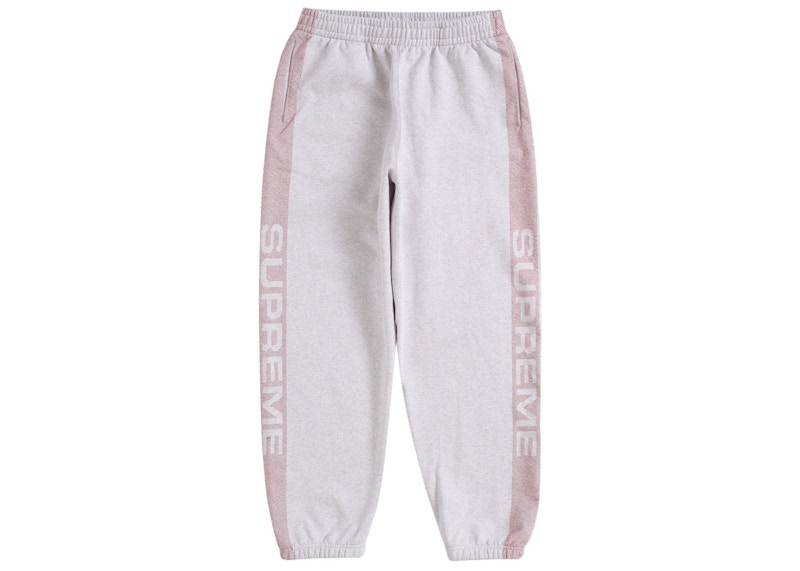 Supreme Jacquard Stripe Sweatpant Ash Grey