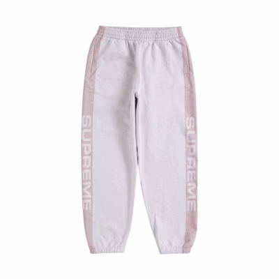 Supreme Jacquard Stripe Sweatpant Ash Grey