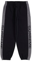 Supreme Jacquard Stripe Sweatpant Black Supreme Jacquard Stripe Sweatpant Black