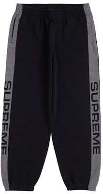 슈프림 자카드 스트라이프 스웨트팬츠 블랙 Buy 슈프림 자카드 스트라이프 스웨트팬츠 블랙