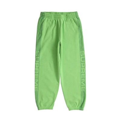 Supreme Jacquard Stripe Sweatpant Bright Green