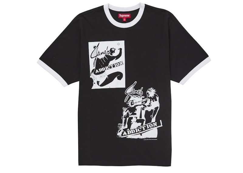 Supreme Jane’s Addiction Ringer Tee Black