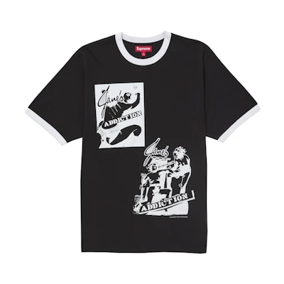 Supreme Jane’s Addiction Ringer Tee Black