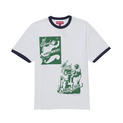 Supreme Jane’s Addiction Ringer Tee White