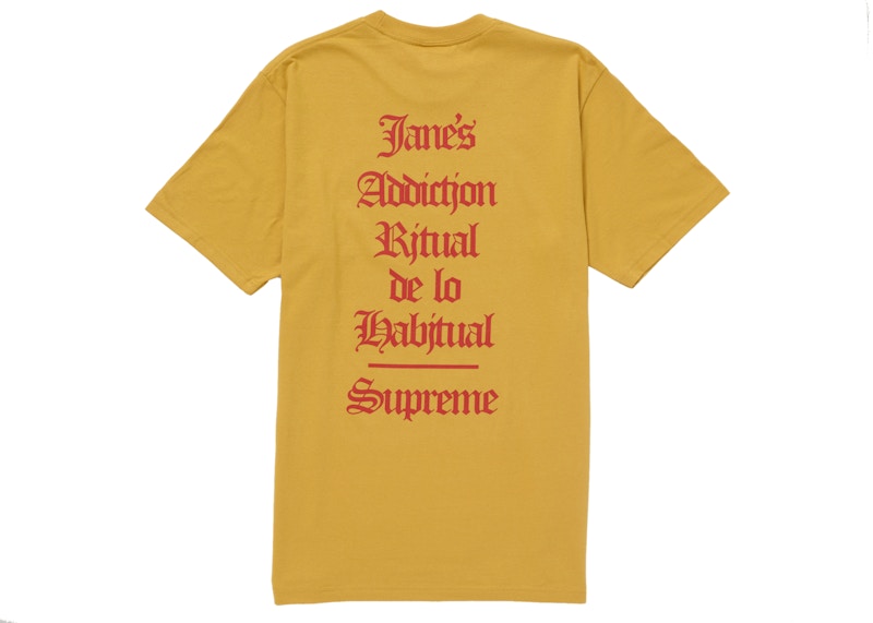 Supreme Jane’s Addiction Ritual Tee Mustard 圖 2