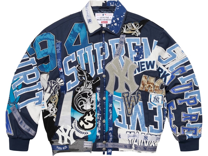 Supreme Jeff Hamilton New York Yankees Varsity Jacket Multicolor