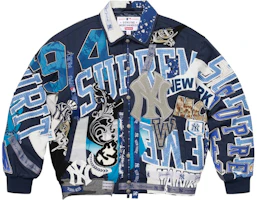 Supreme Jeff Hamilton New York Yankees Varsity Jacket Multicolor Supreme Jeff Hamilton New York Yankees Varsity Jacket Multicolor