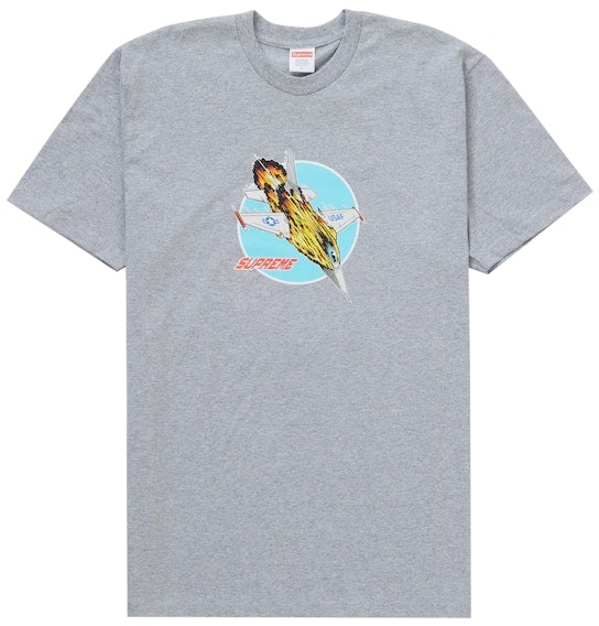 supreme-jet-tee-heather-grey