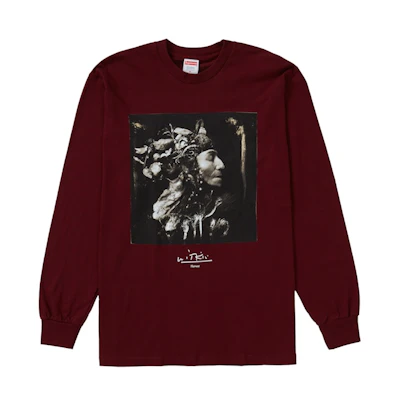 Supreme Joel-Peter Witkin Harvest L/S Tee Burgundy